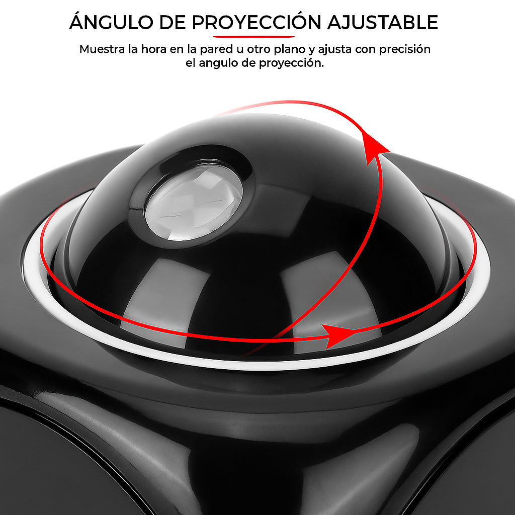 RELOJ CON PROYECCIÓN DIGITAL LED