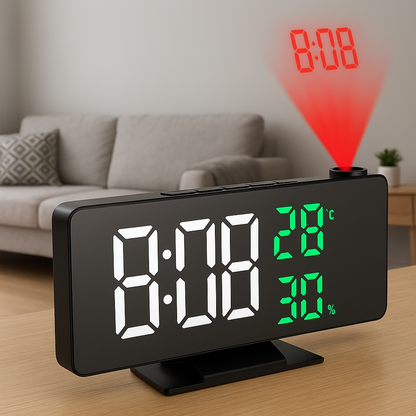 RELOJ CON PROYECCIÓN LED + Envío GRATIS